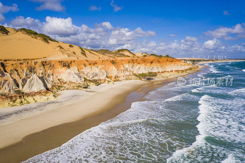 Morro Branco beach, Ceará, Brazil